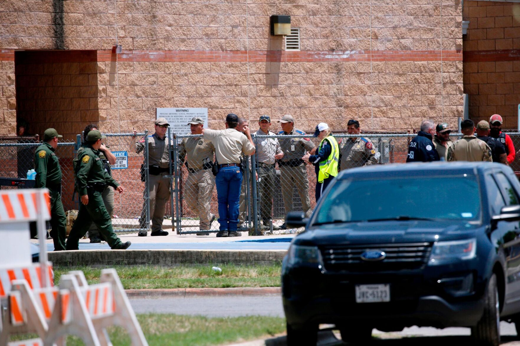 Shooting at a Texas elementary school leaves 14 students and a teacher dead, governor says